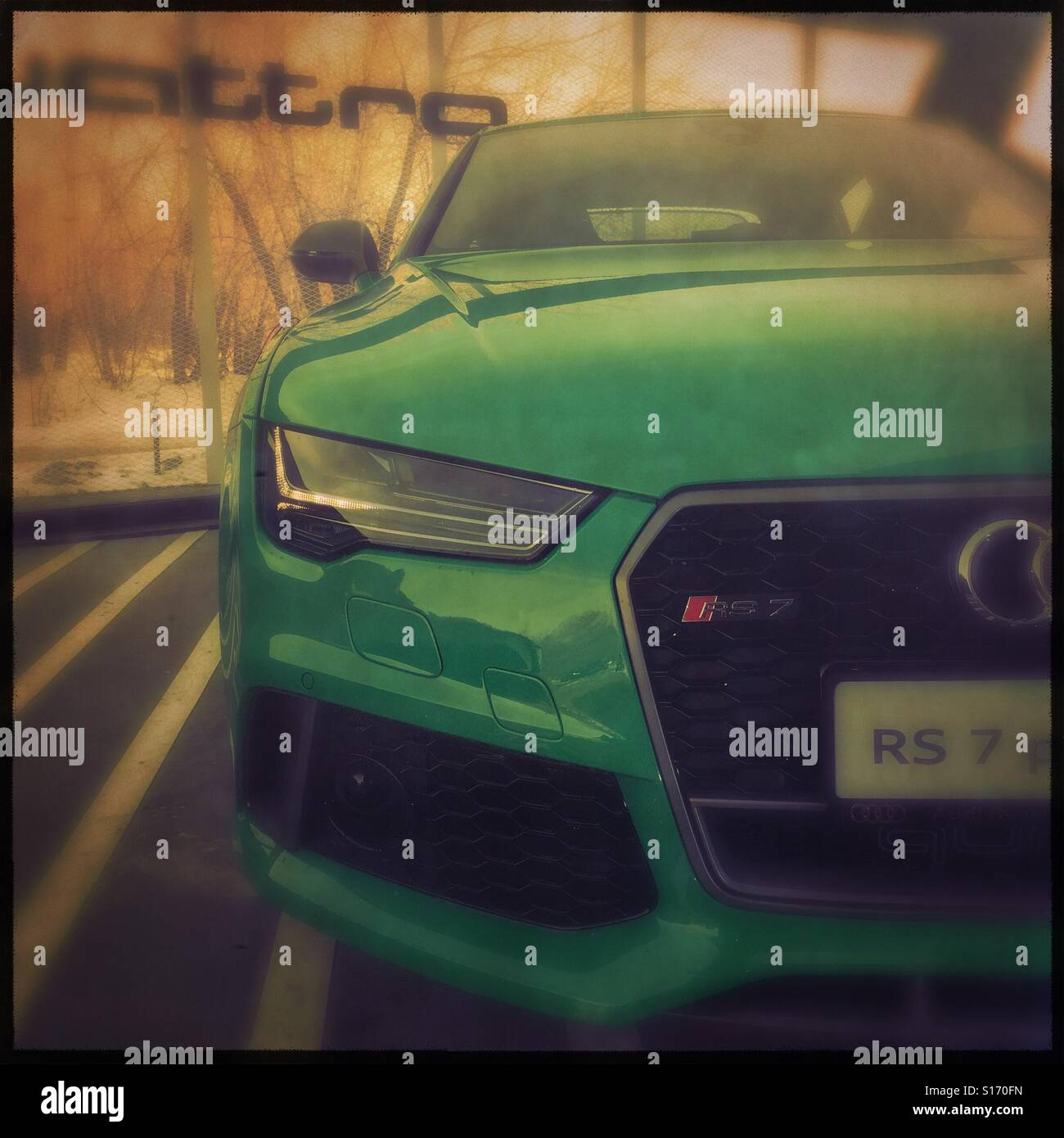 Audi 7 RS Banque D'Images
