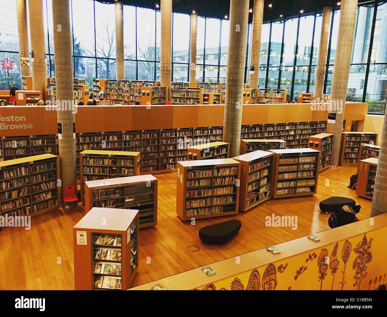 La Bibliothèque de Birmingham. Banque D'Images