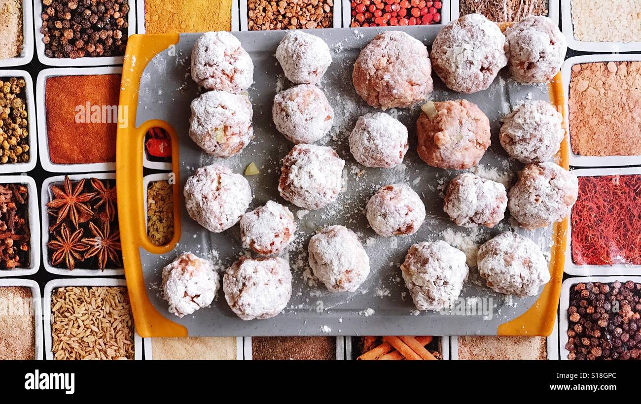 Boulettes de viande - Image de stock capturée avec un smartphone