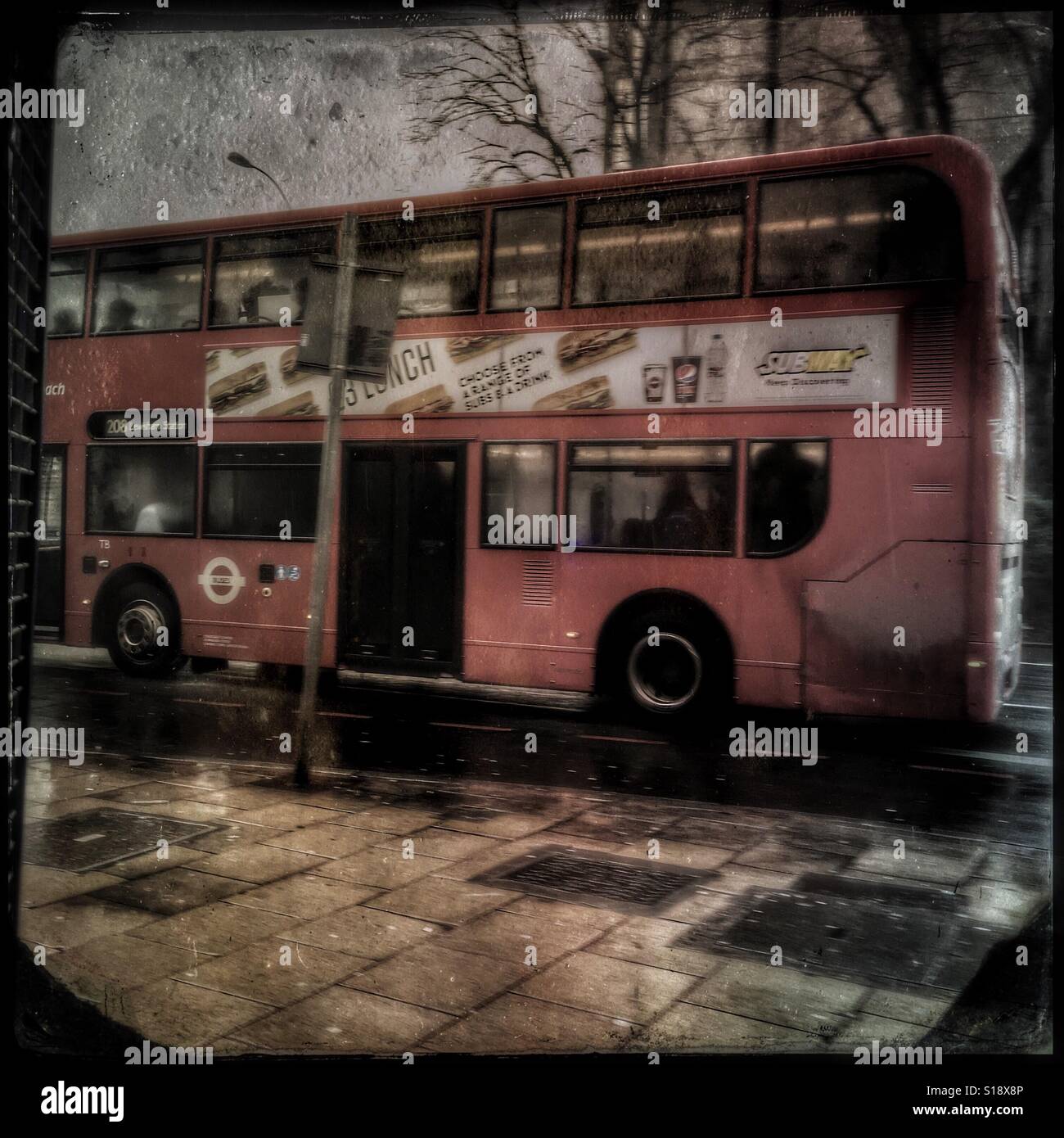 Bus londonien Banque D'Images