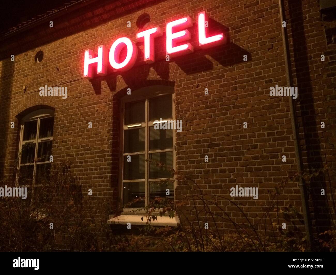 Hotel au Danemark. Banque D'Images