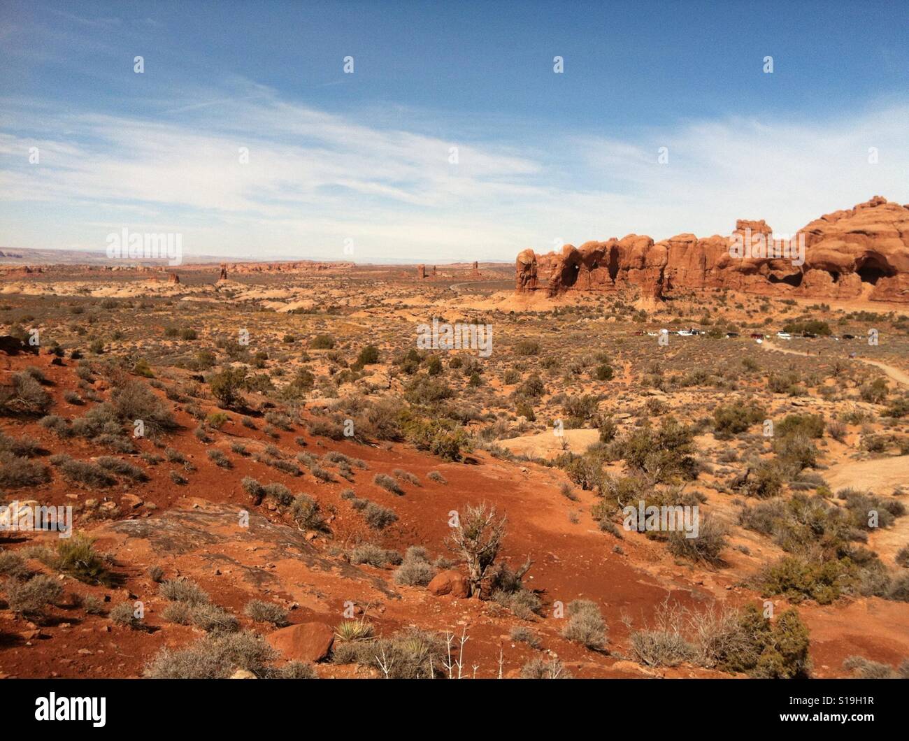 Paysage désertique de l'Utah Banque D'Images