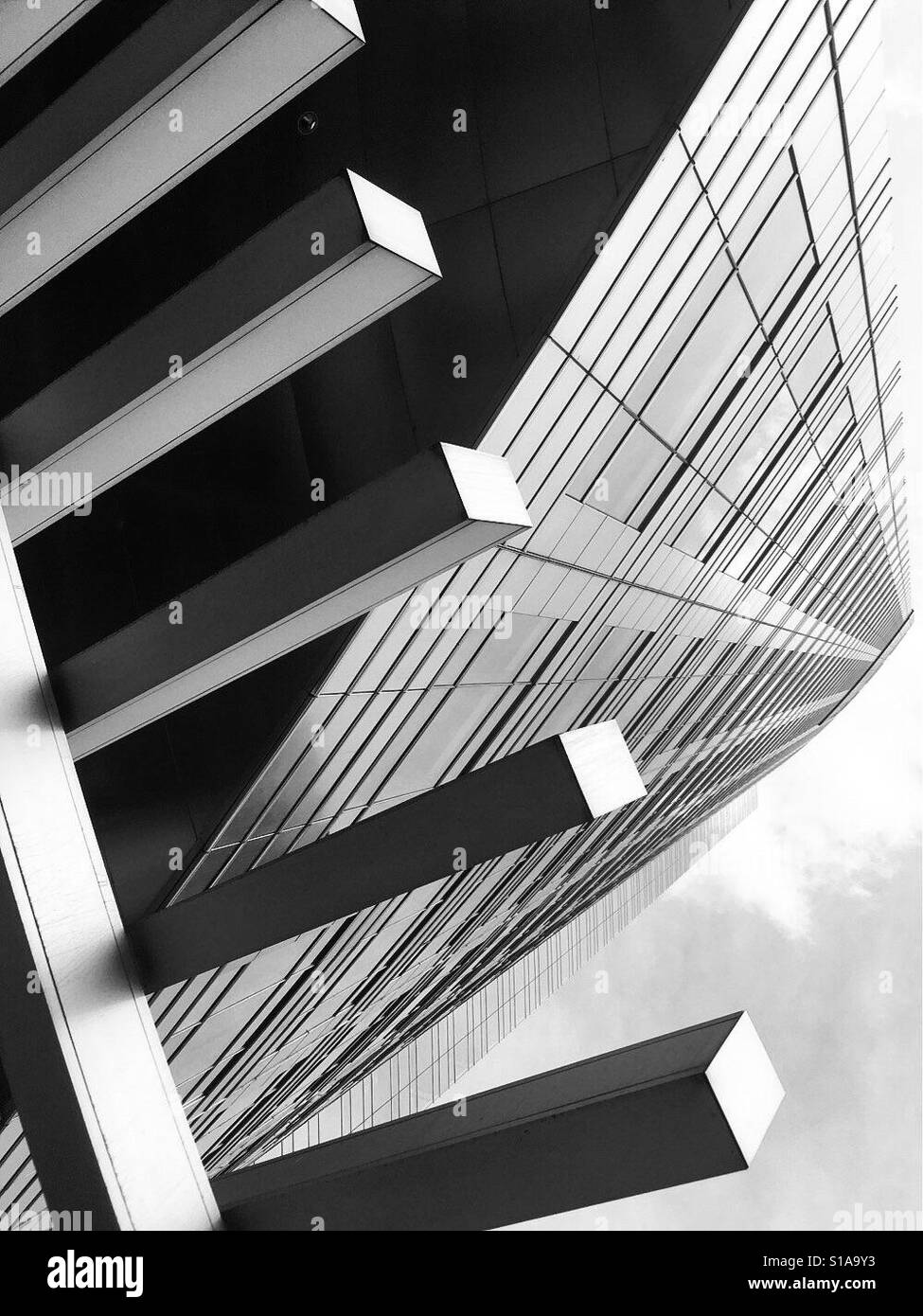 L'avant d'un bâtiment à Buenos Aires - Image de stock capturée avec un smartphone