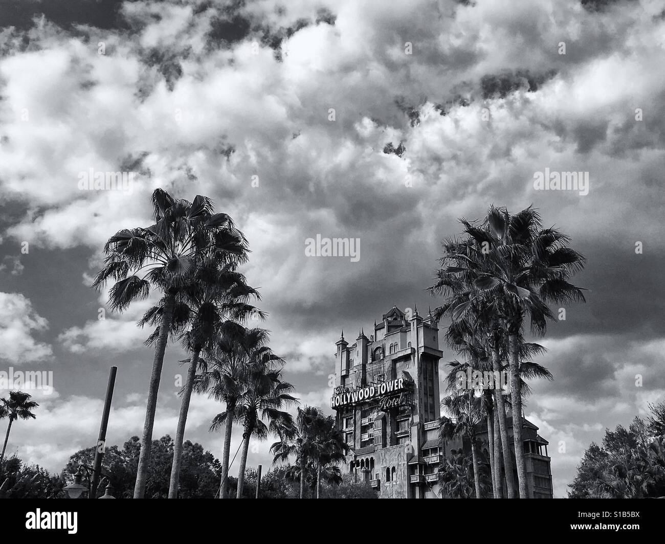 Tour de la terreur monter rapidement à Hollywood Studio à Orlando, Floride Banque D'Images