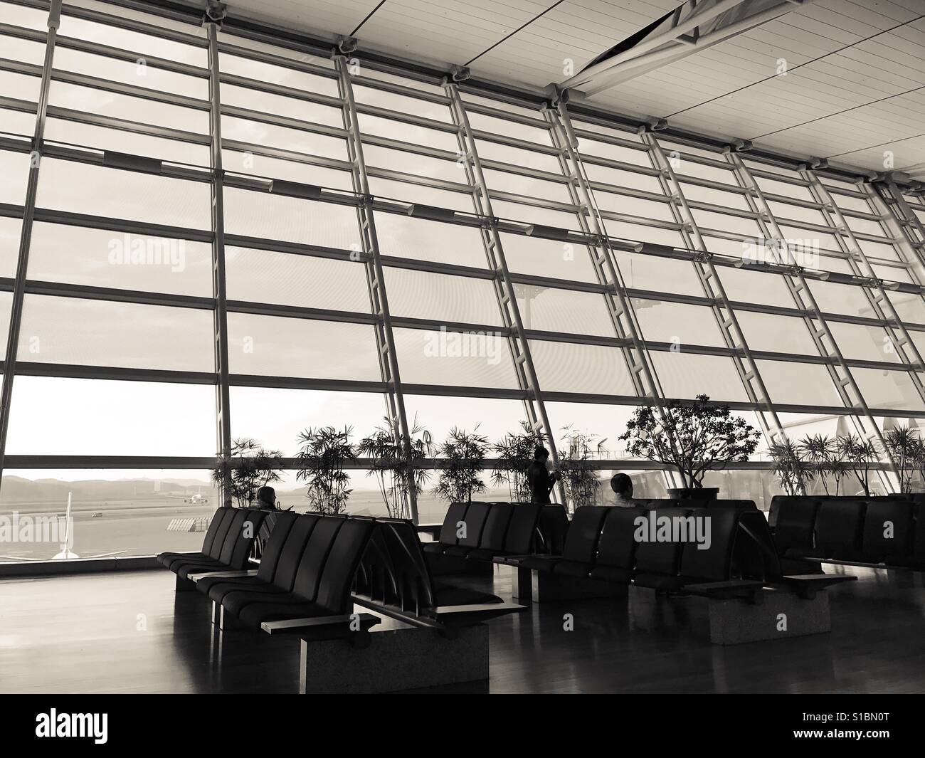 Affichage de l'aéroport de sérénité galerie Banque D'Images