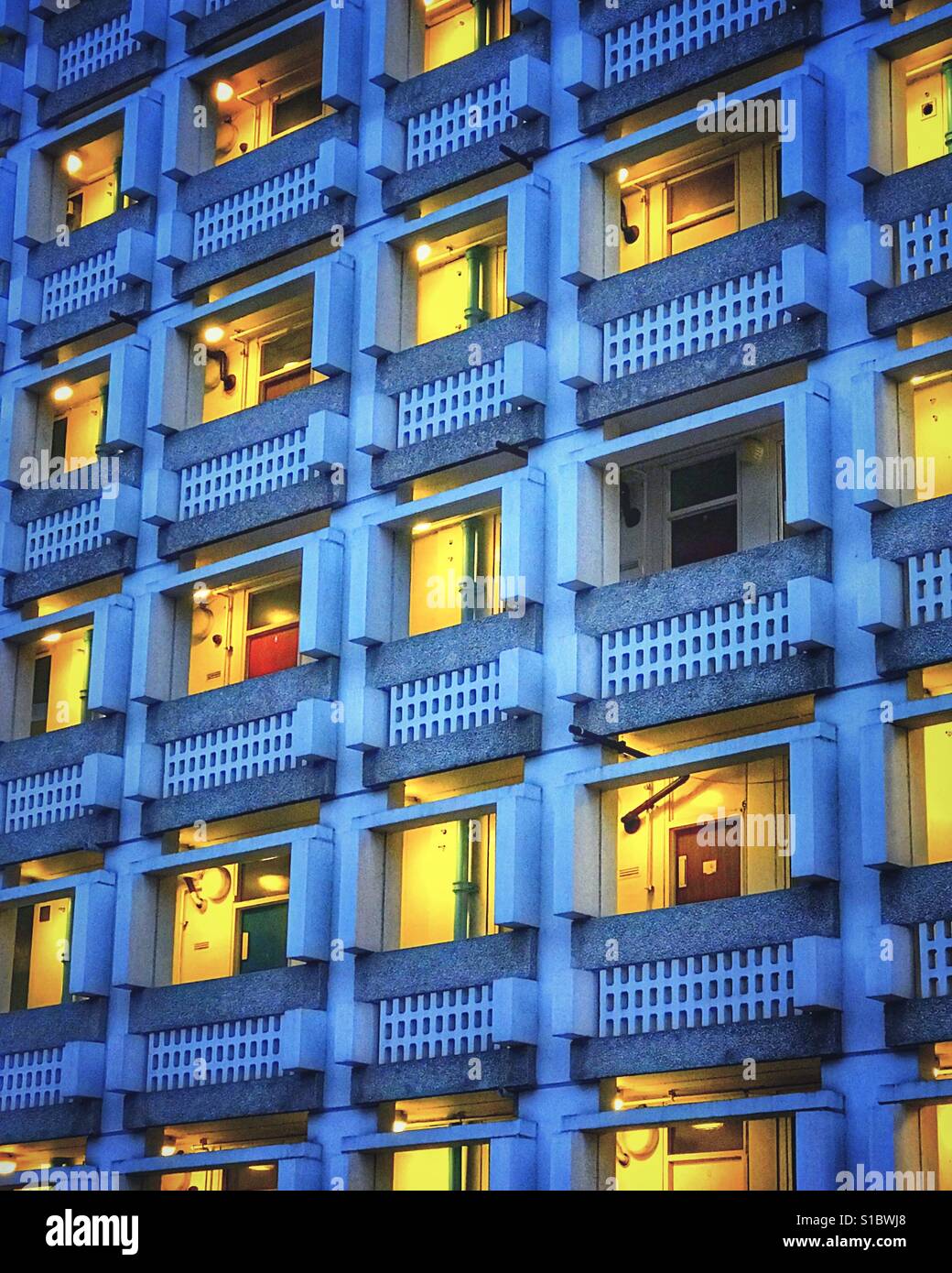 Détail d'une tour du centre-ville - Image de stock capturée avec un smartphone
