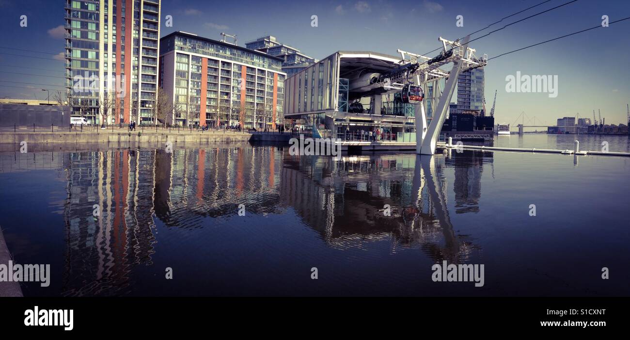 Panorama de Victoria Dock - Image de stock capturée avec un smartphone