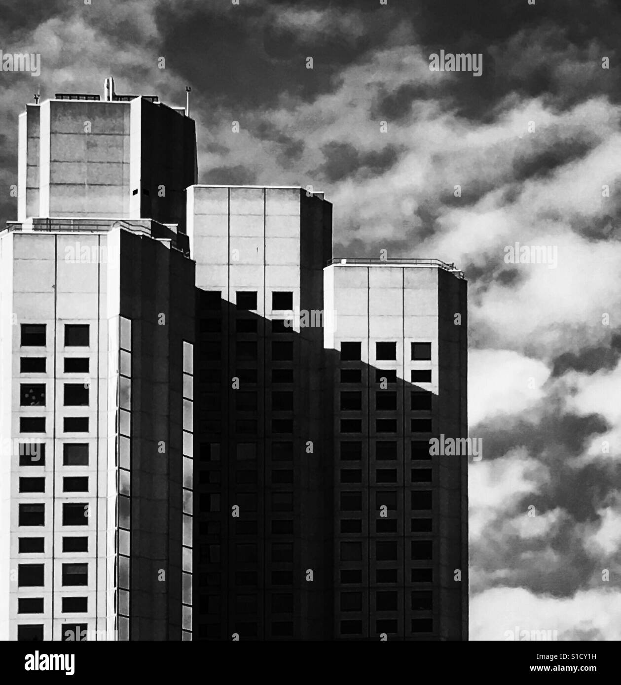 Close up of Art déco à Vancouver (Vancouver General Hospital). Banque D'Images