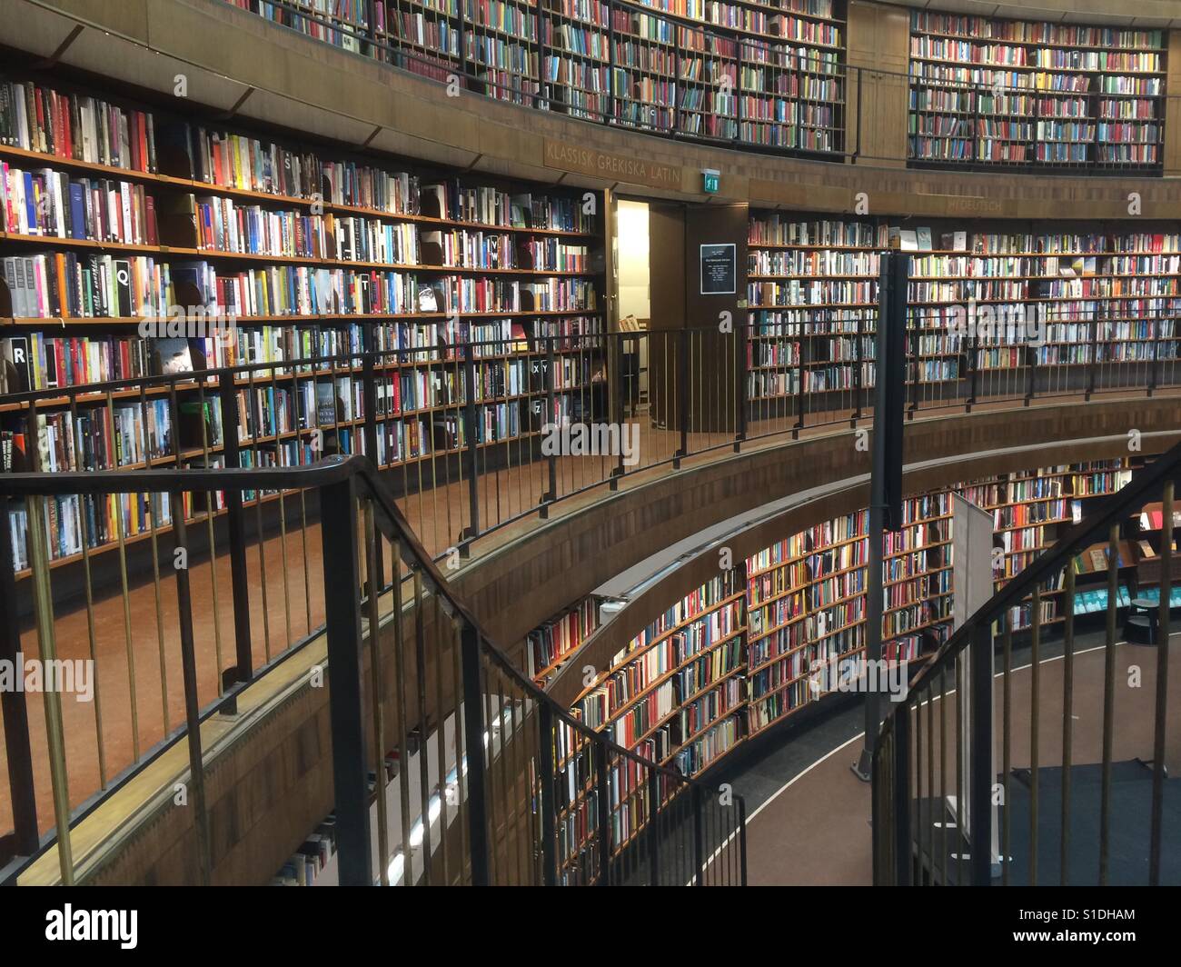 Bibliothèque publique de Stockholm, conçue par l'architecte Gunnar Asplund  Photo Stock - Alamy