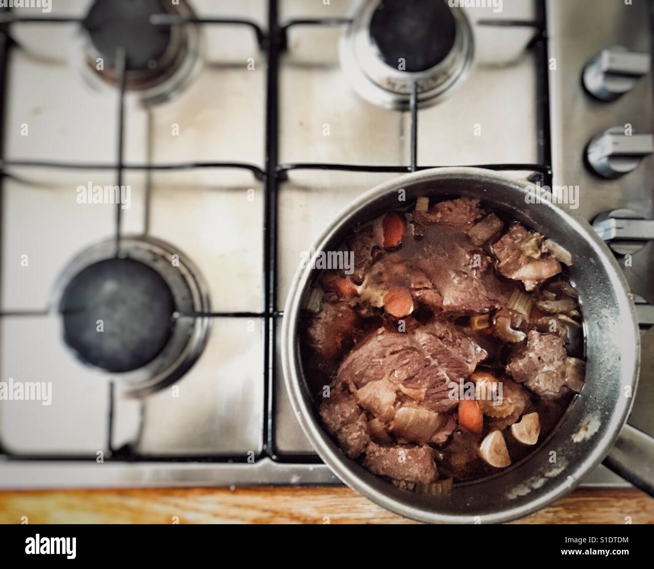 Ragoût de boeuf maison - Image de stock capturée avec un smartphone