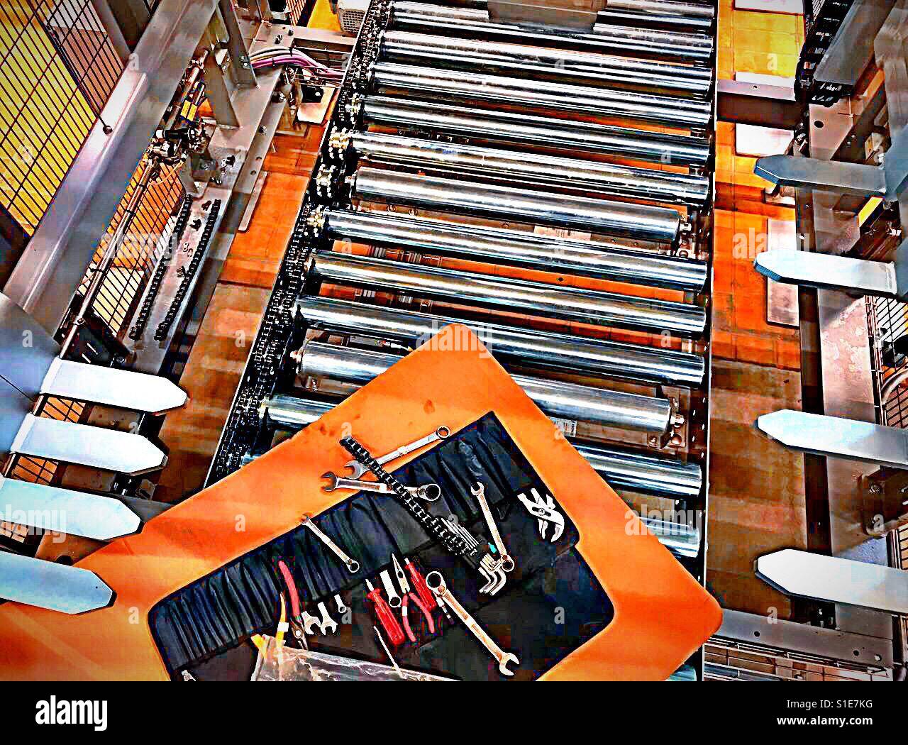 L'action industrielle ! - Image de stock capturée avec un smartphone