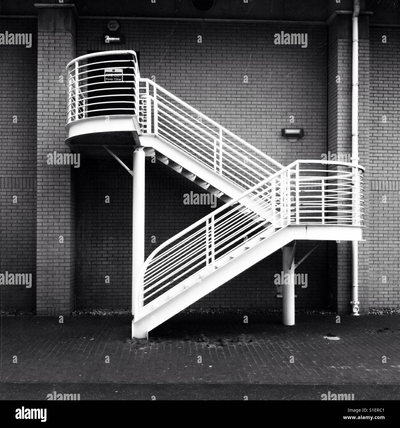 Escalier urbain. Portobello, Édimbourg. Banque D'Images