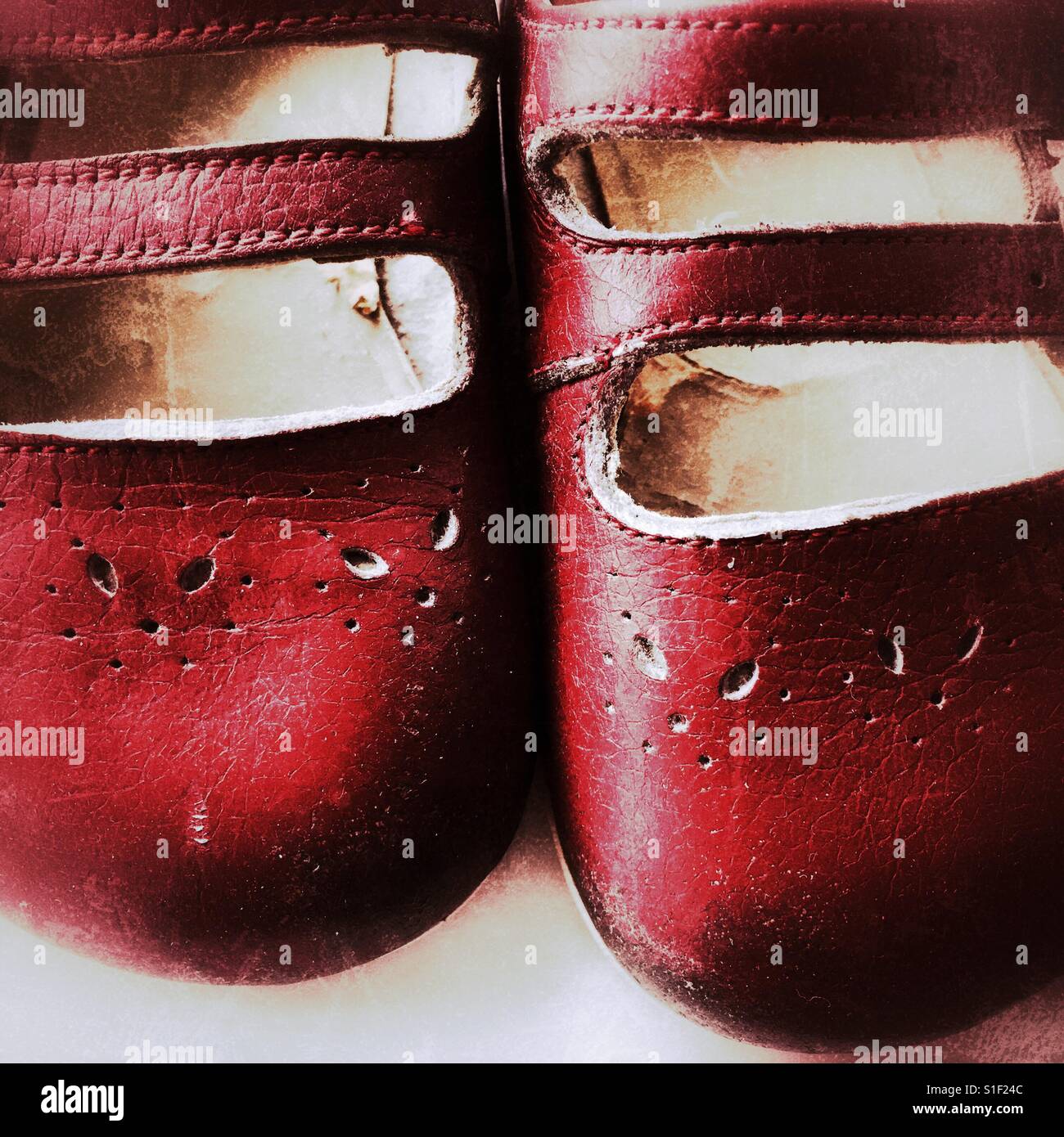 Les chaussures pour enfants - Image de stock capturée avec un smartphone