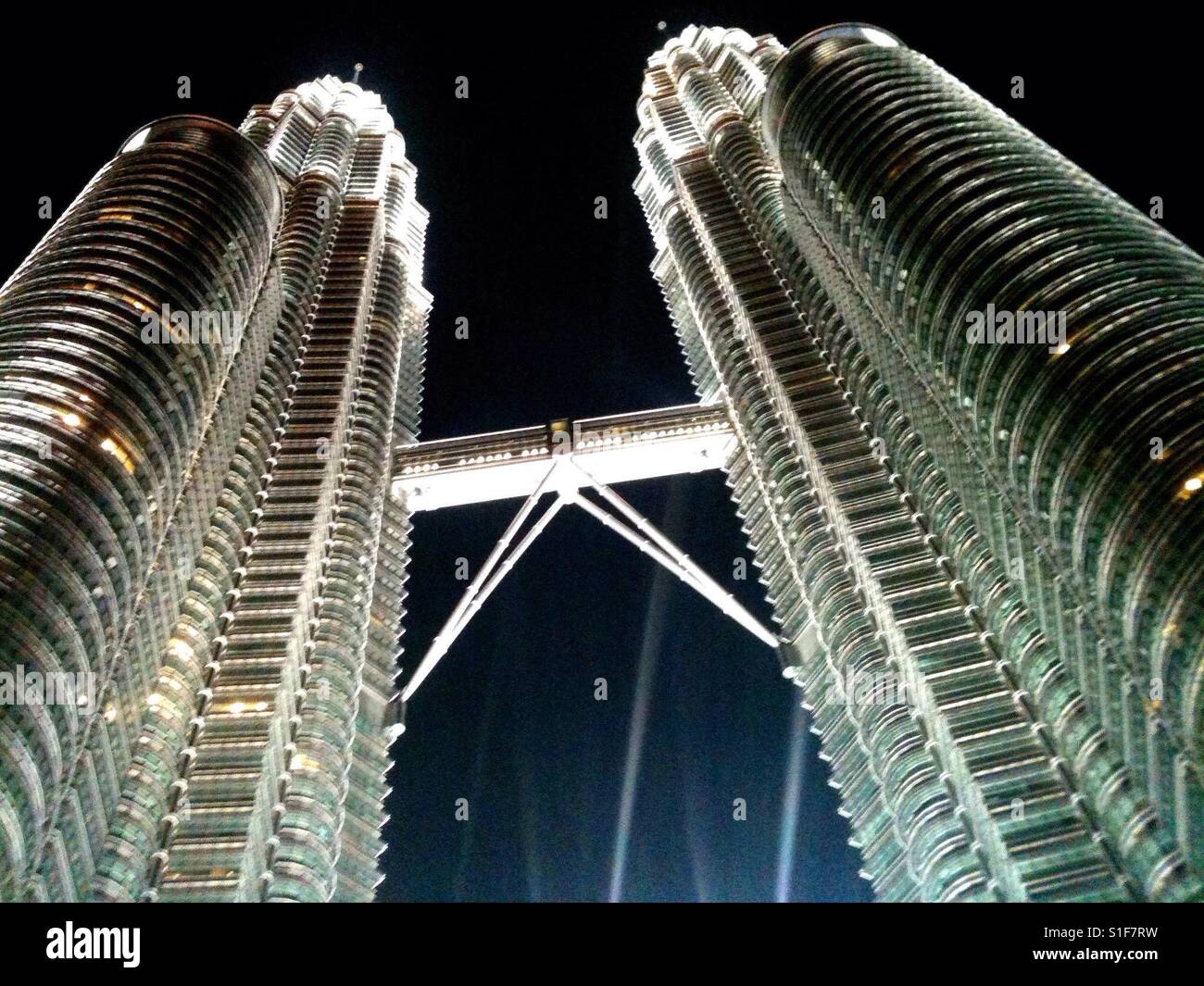 Les Tours Petronas à Kuala Lumpur, Malaisie Banque D'Images