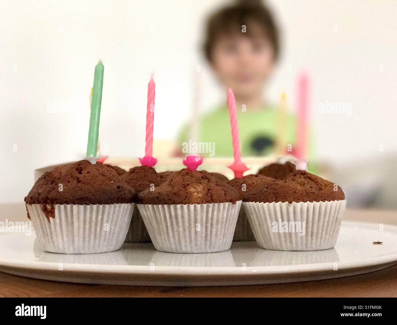 Gâteau d'anniversaire Banque D'Images