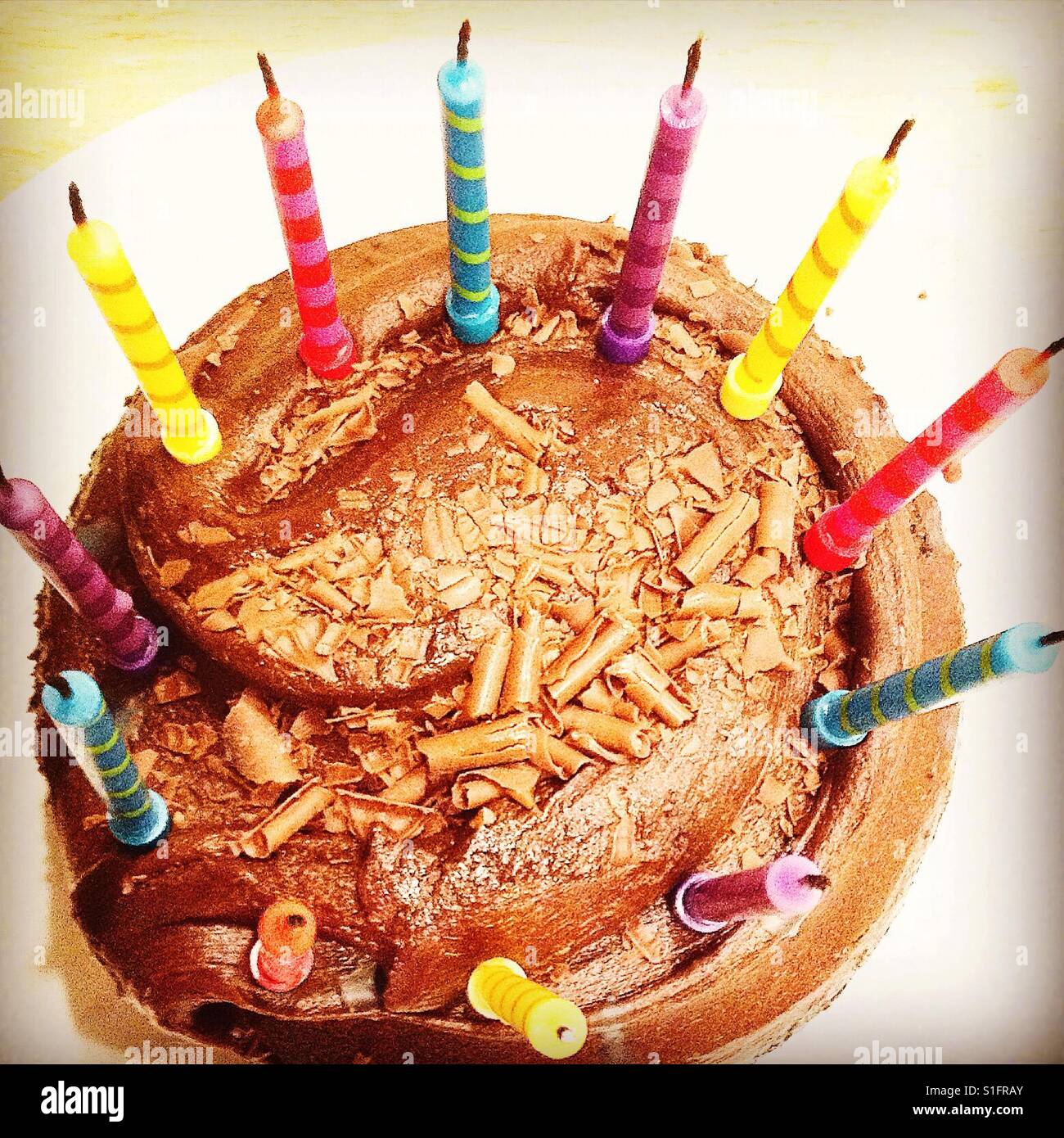 Gâteau d’anniversaire ! Banque D'Images