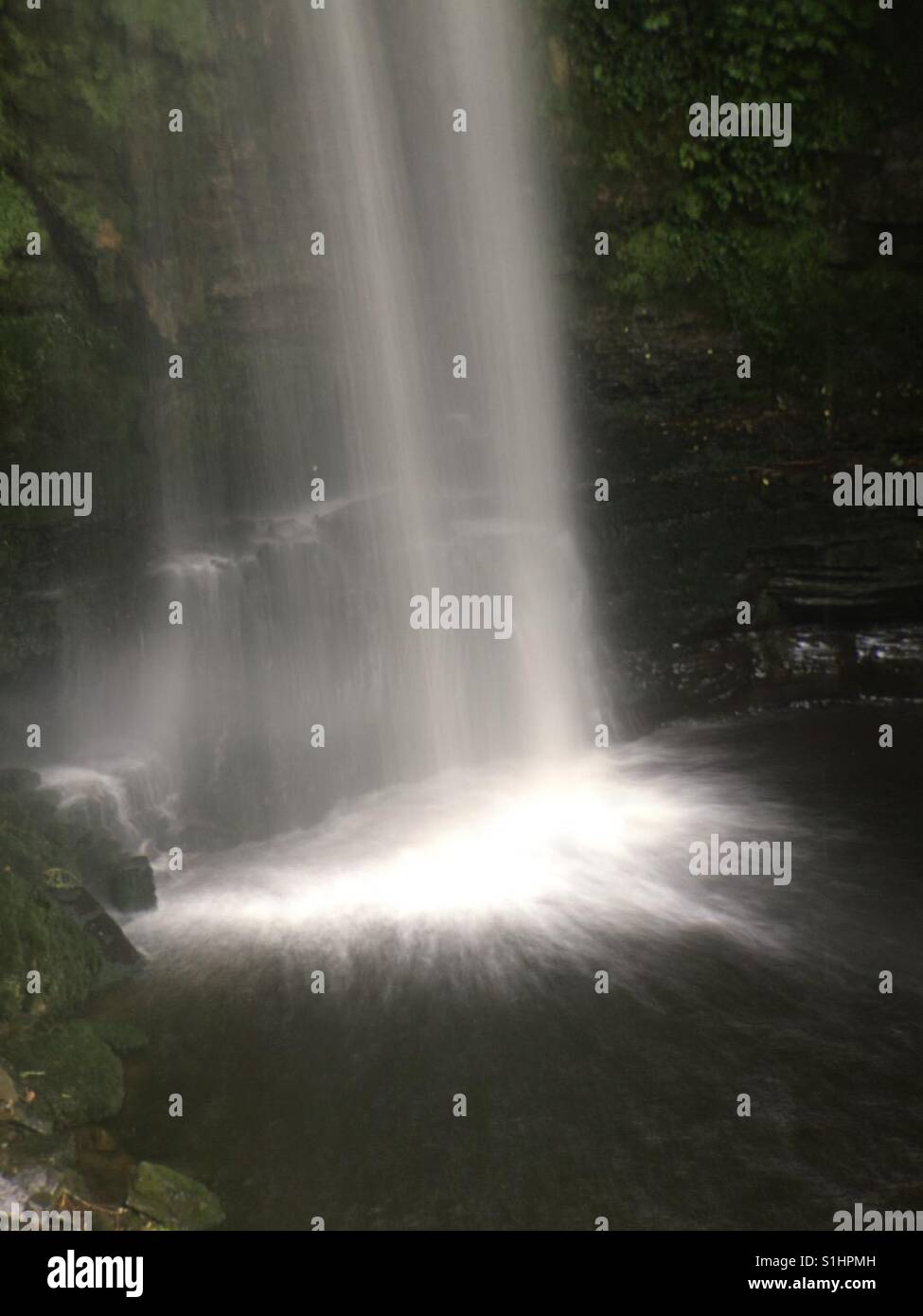 Glencar Waterfall Banque D'Images