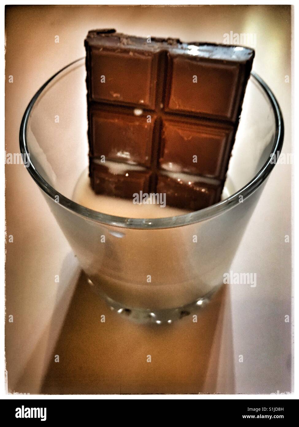 Chocolat au lait Banque D'Images