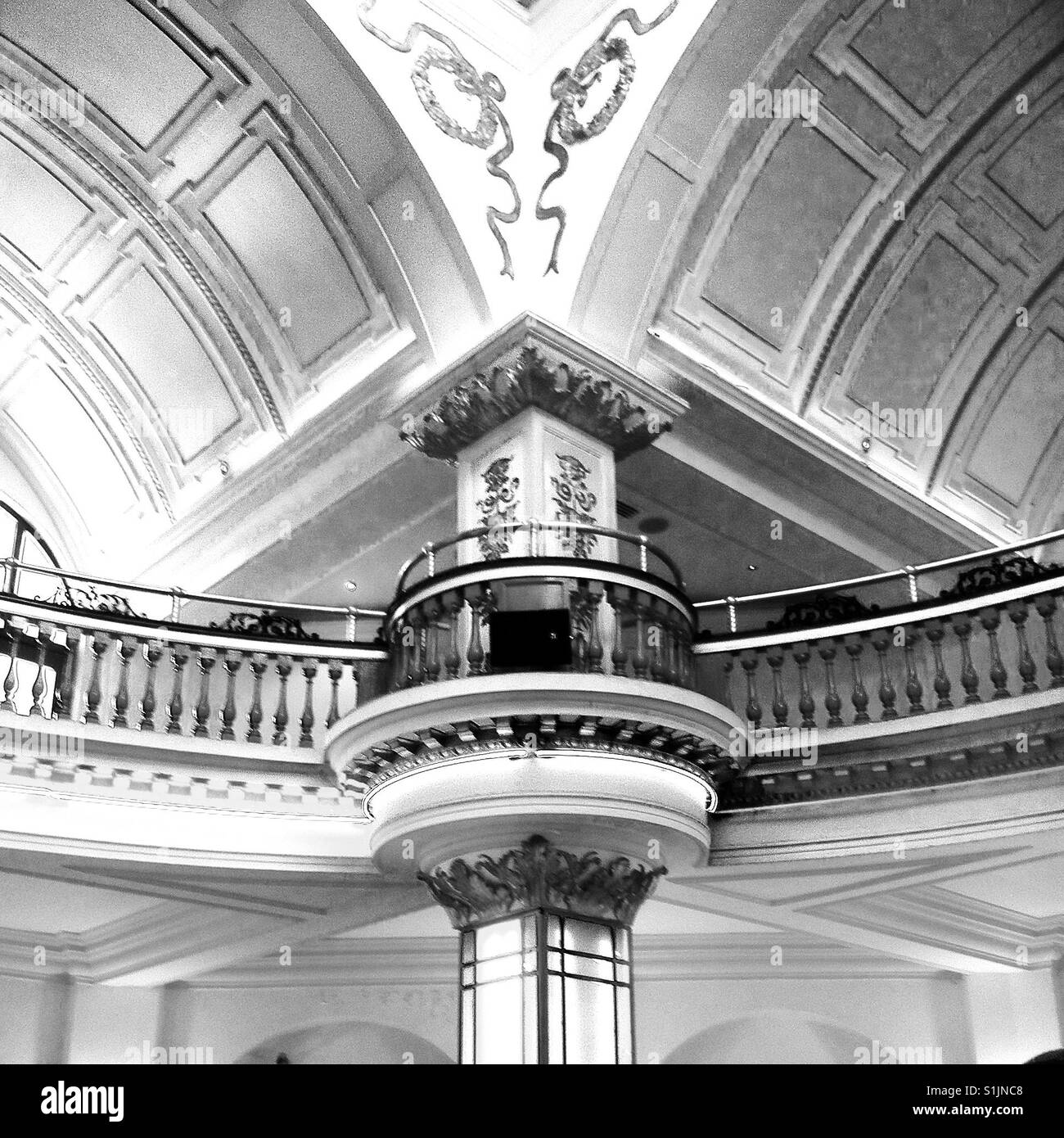 Intérieur de l'édifice, qui Kersaal est un bâtiment classé grade 2, a ouvert ses portes en 1901. Southend-on-sea, Essex, Royaume-Uni. Banque D'Images