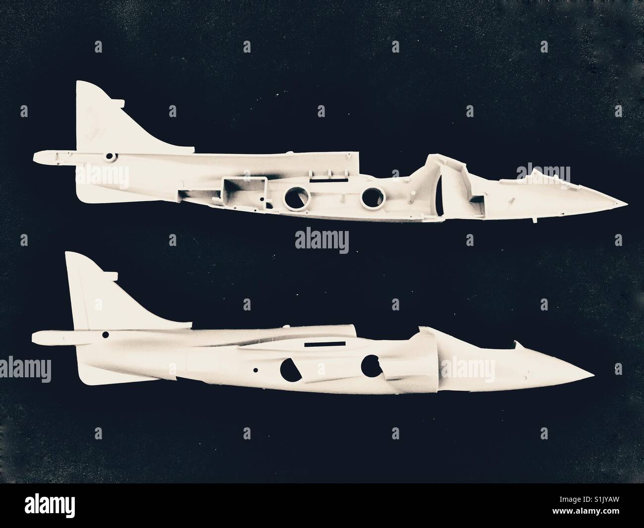 Modèle à l'échelle Harrier Jump Jet Banque D'Images
