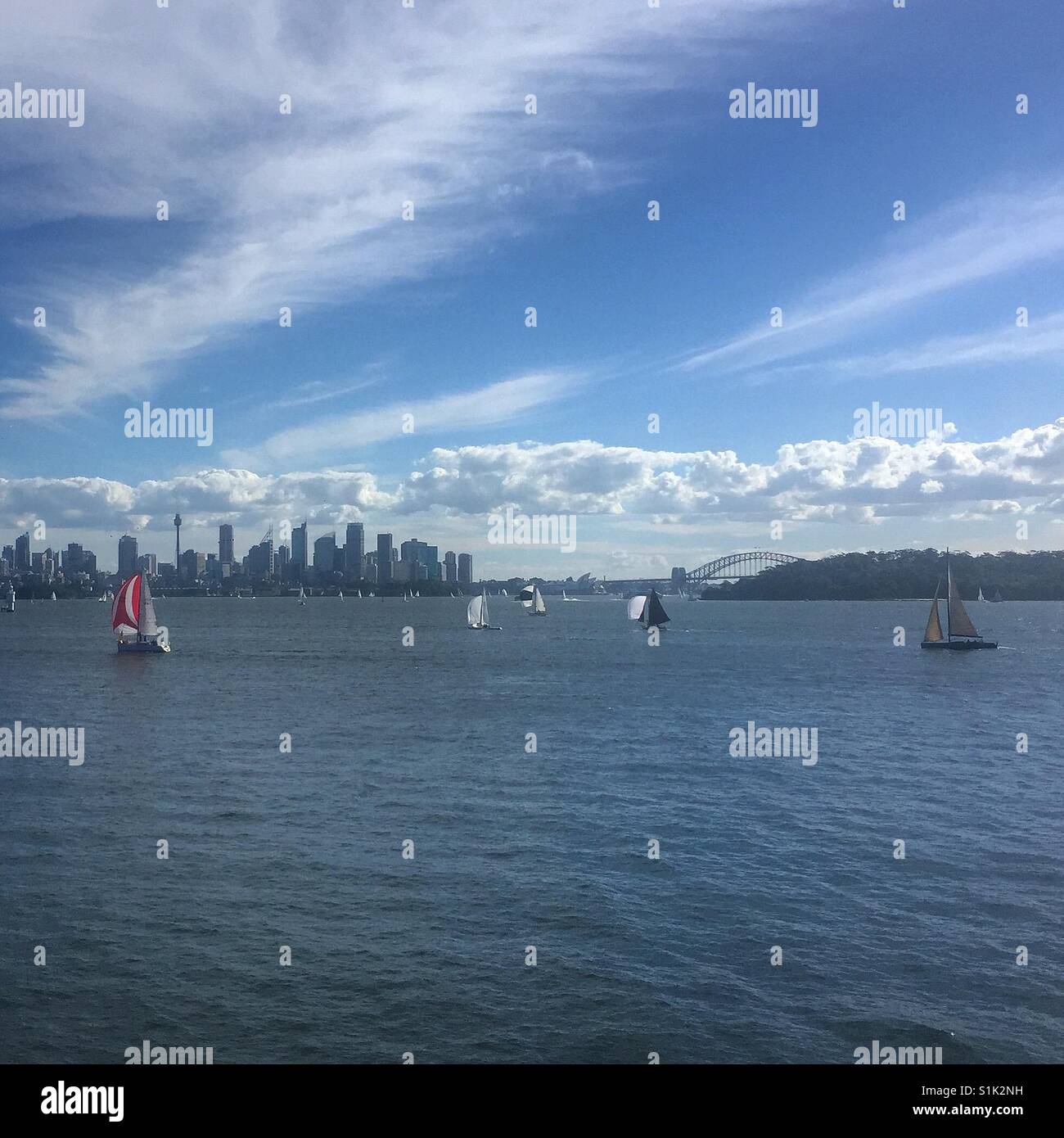 Sydney skyline. par jour Banque D'Images