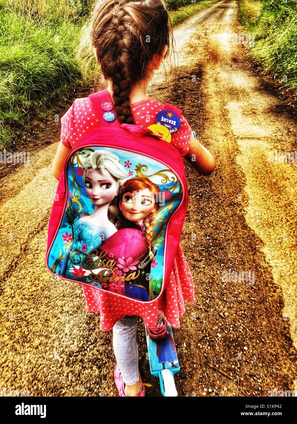 Elsa et Anna (Walt Disney) sac congelé Photo Stock - Alamy