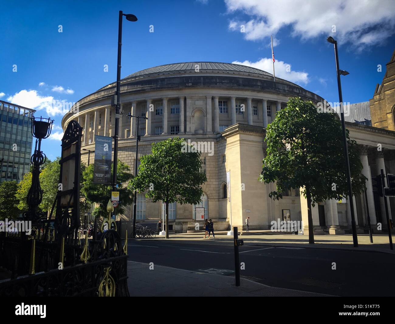 Bibliothèque centrale à Manchester Banque D'Images