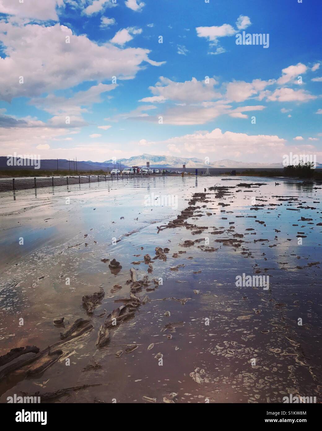Flash flood Nevada 160 - Image de stock capturée avec un smartphone