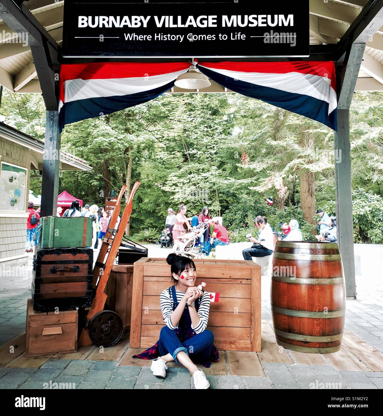 B U R N A B Y Village Museum | Canada 🇨 Banque D'Images