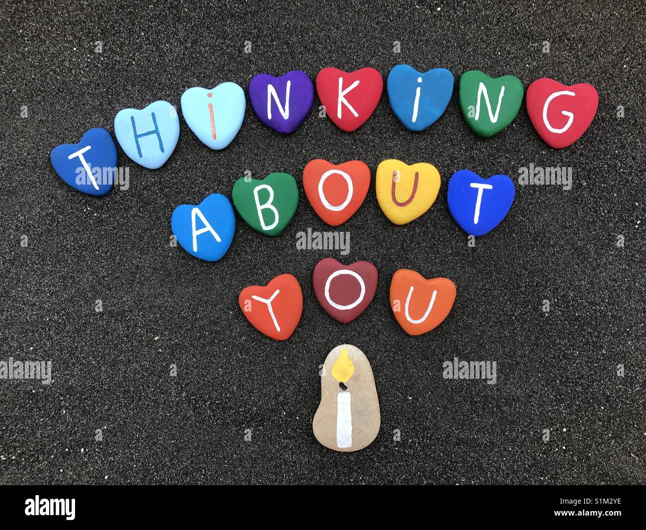 Penser à toi, tu me manque Banque D'Images