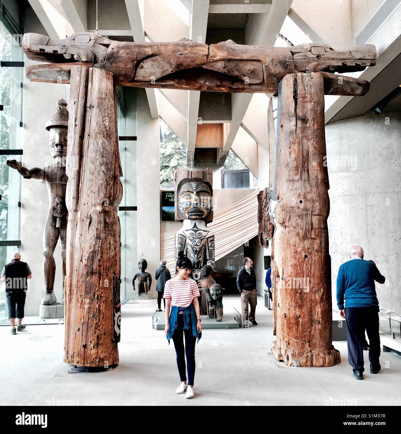 Musée D A N T H R O P O L O G Y | UBC 👓 Banque D'Images