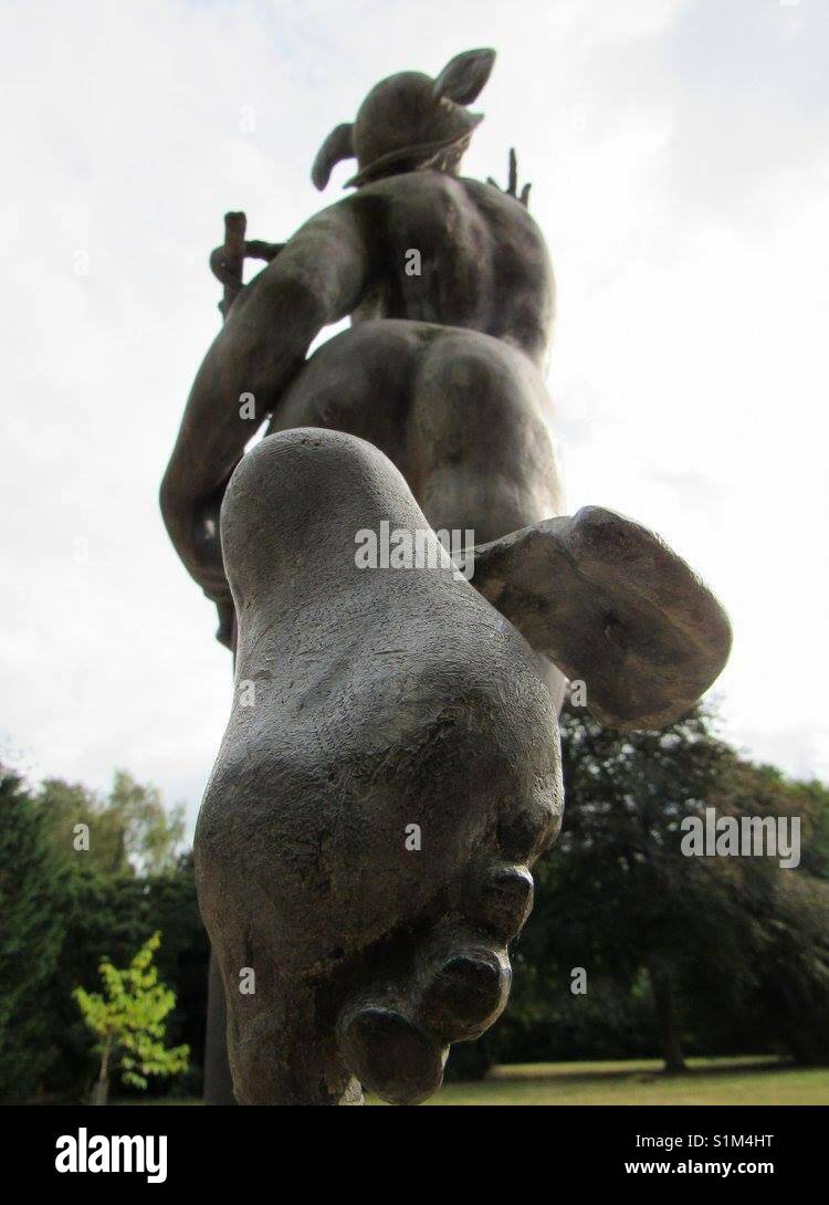 Statue de mercure - Image de stock capturée avec un smartphone