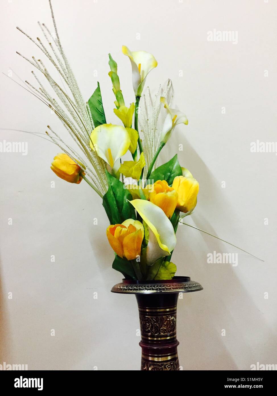 Beau vase à fleurs pour décoration Banque D'Images