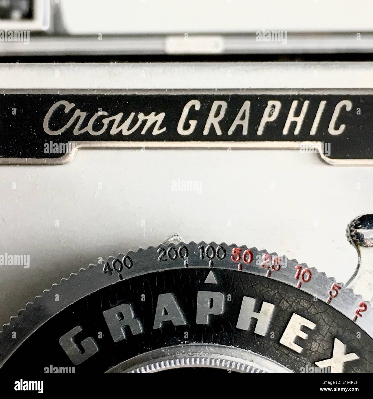 Appareil photo ancien graphique de la couronne - Image de stock capturée avec un smartphone