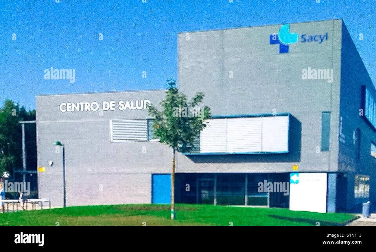 Centre de santé, Espagne Banque D'Images