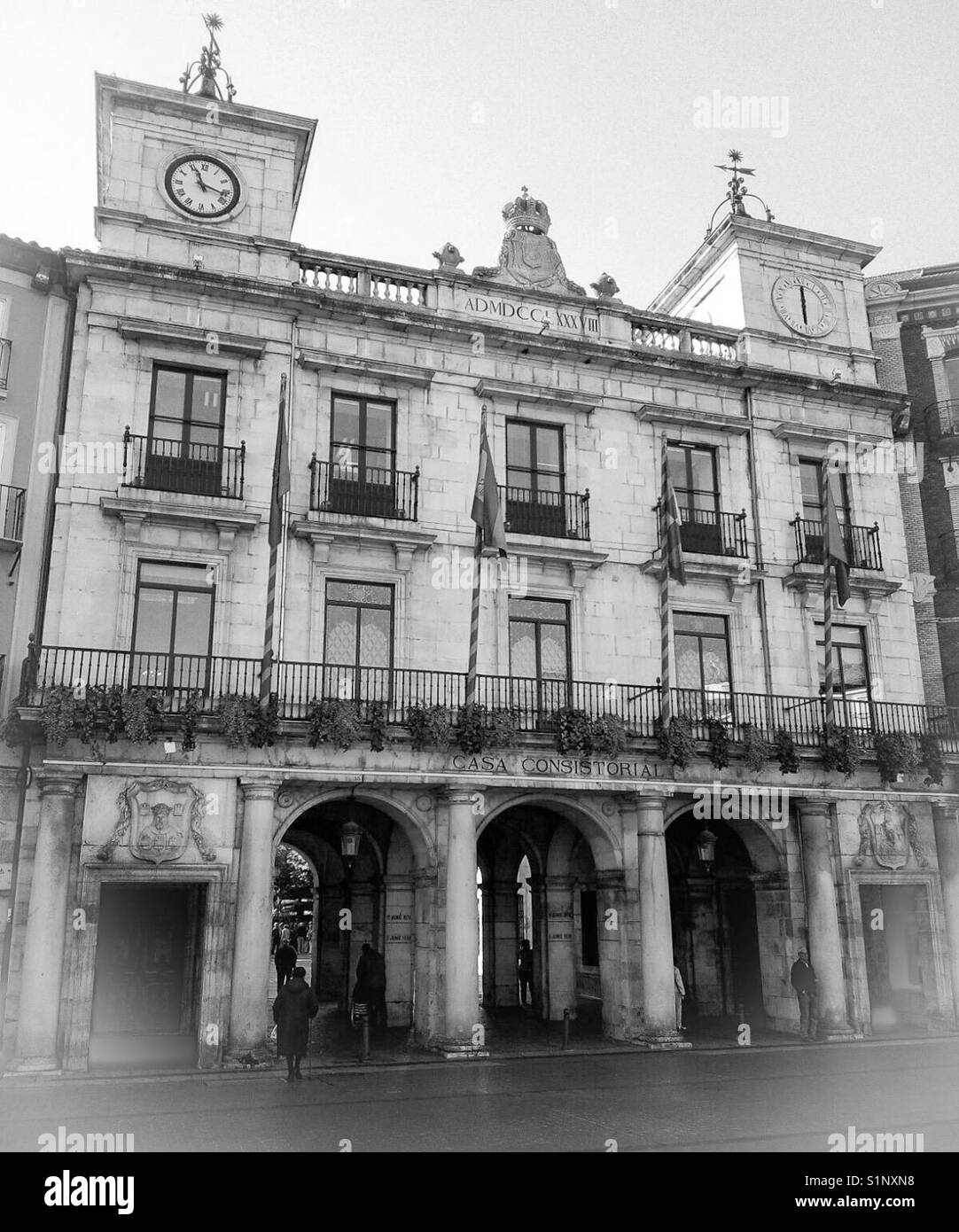 Hôtel de ville de Burgos Banque D'Images