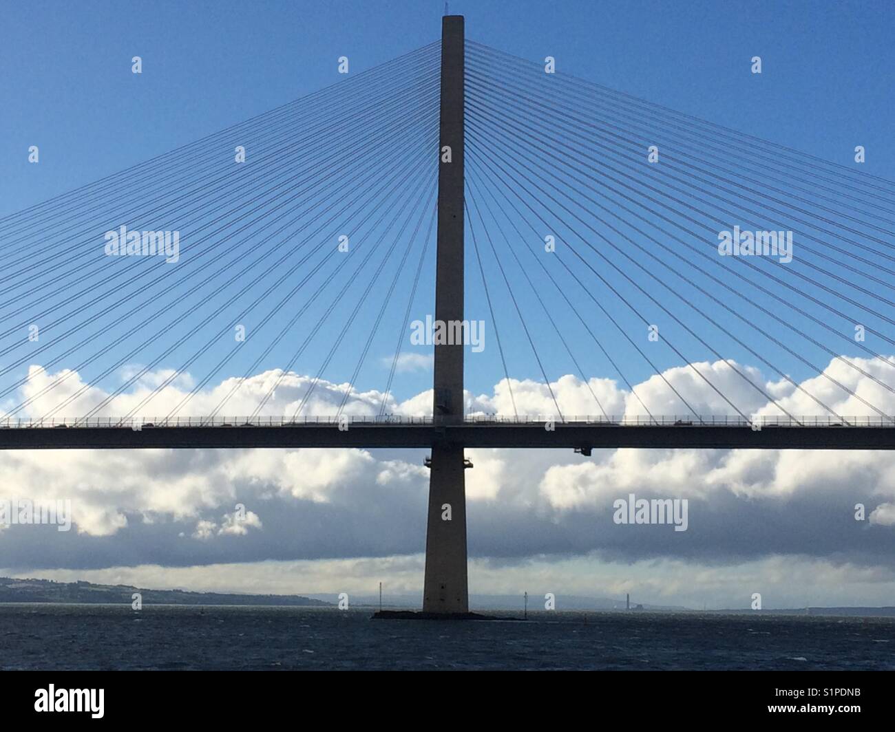 Queensferry crossing, Firth of Forth, Édimbourg, Écosse. Banque D'Images