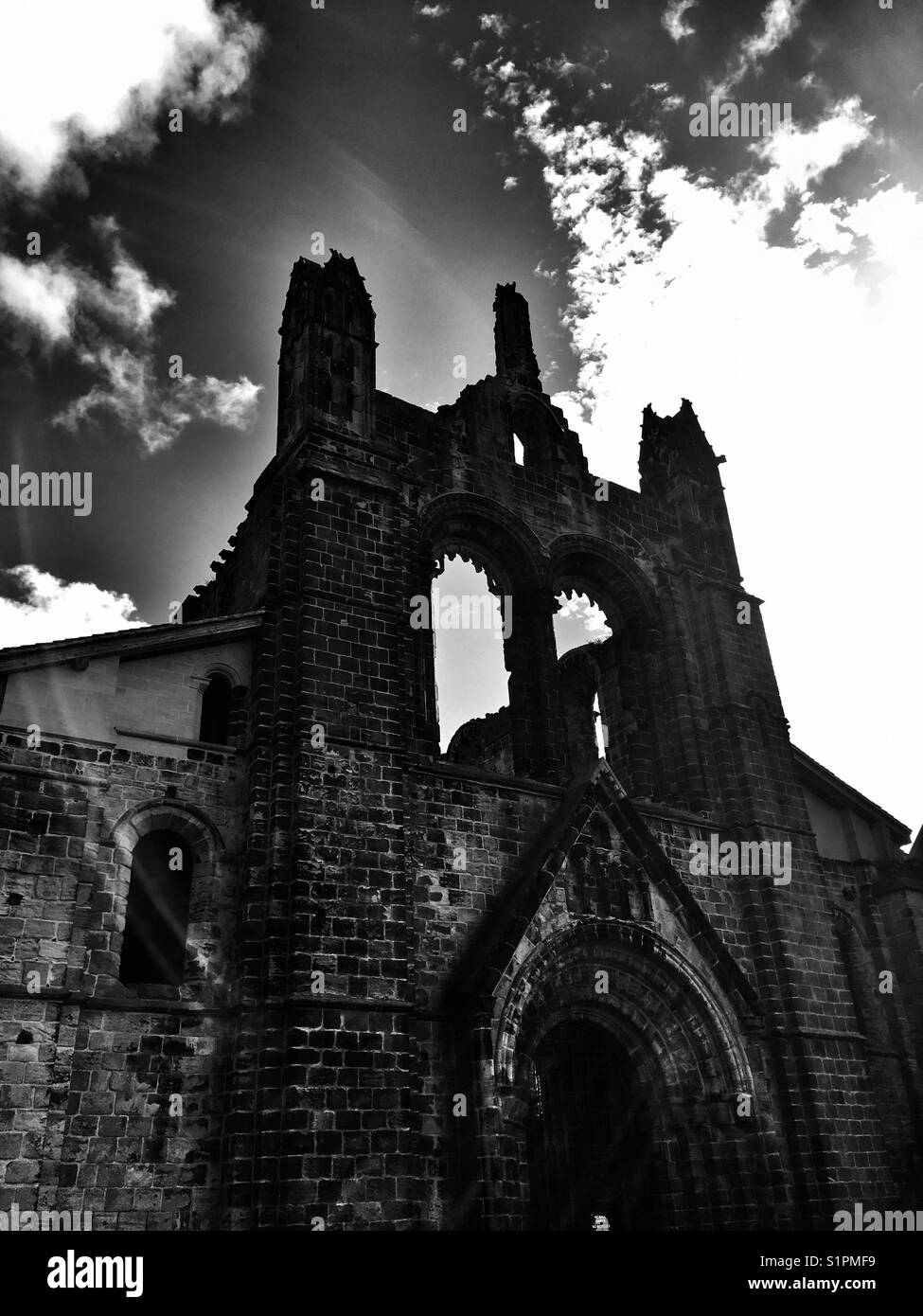 Kirkstall Abbey Leeds West Yorkshire Banque D'Images