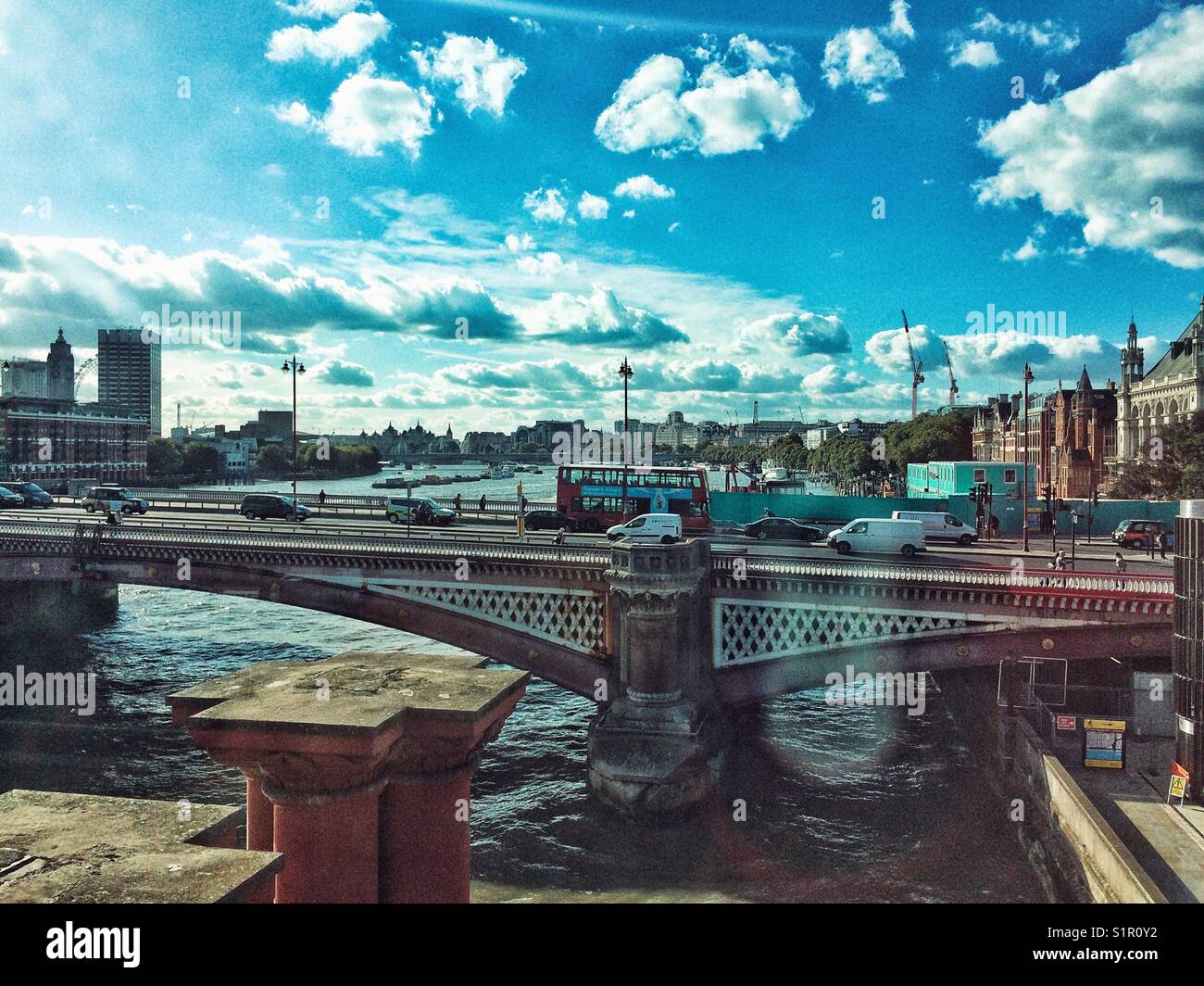 London Blackfriars - Image de stock capturée avec un smartphone