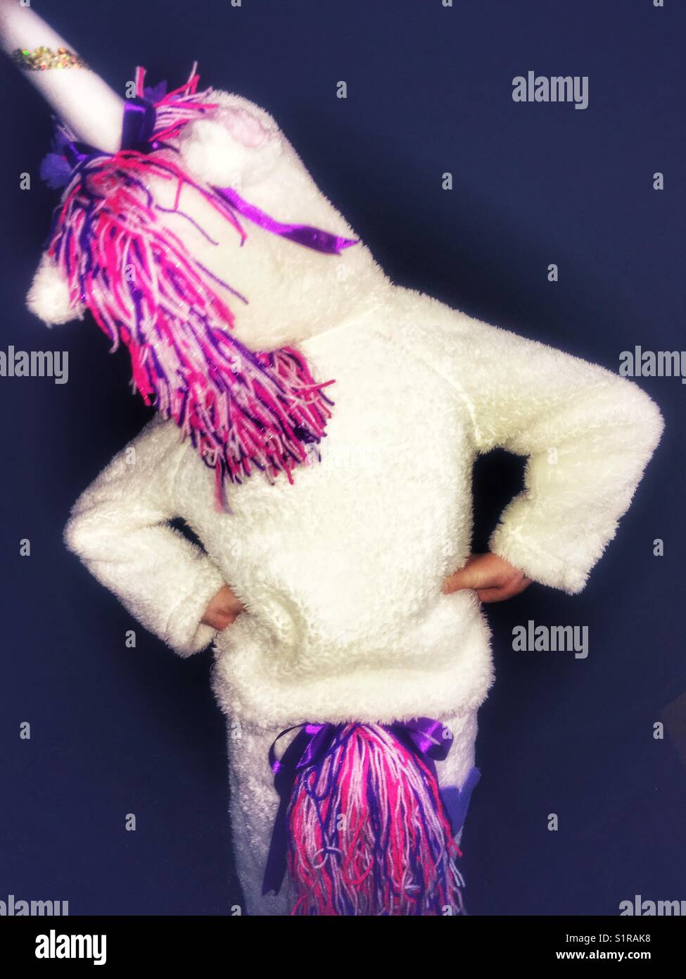 Fancy dress licorne Banque D'Images