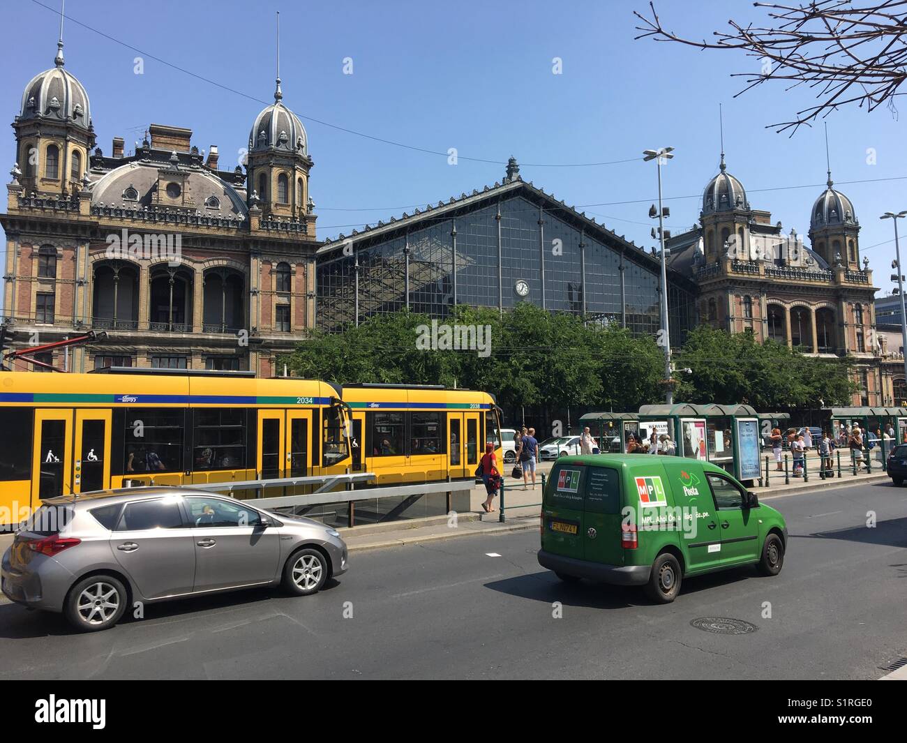 La gare de Budapest Banque D'Images