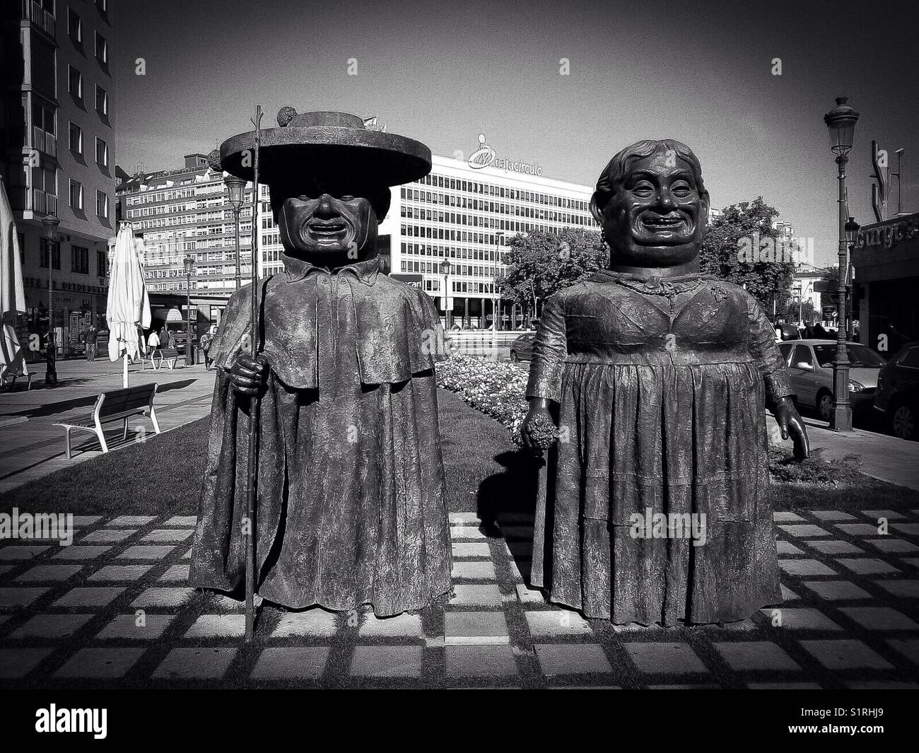 La sculpture de Botero à Burgos, Espagne Banque D'Images