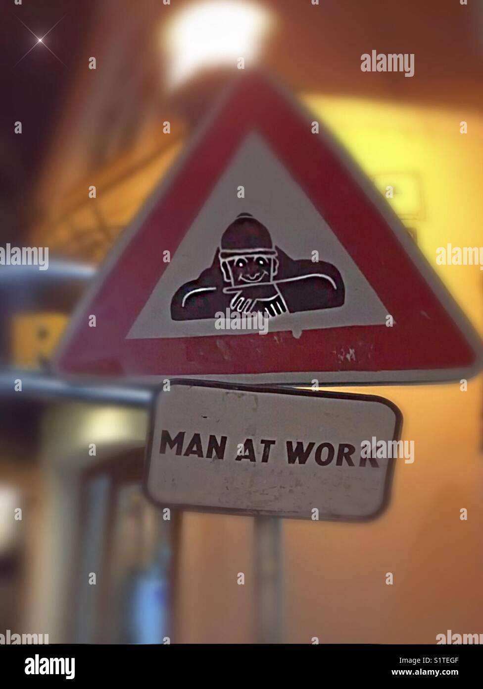 Noël santa beaucoup de travail ! - Image de stock capturée avec un smartphone