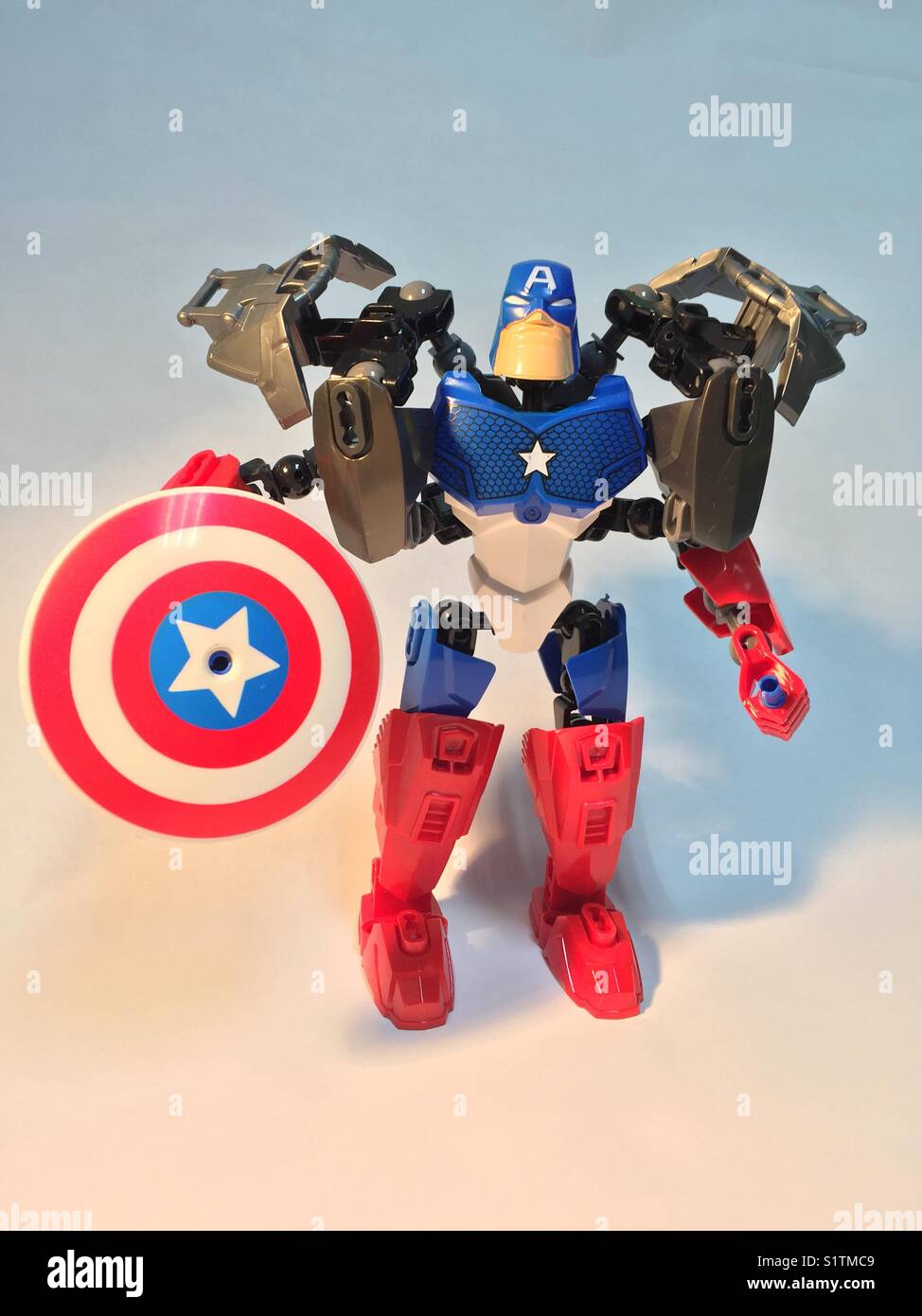 Captain America les jouets. Banque D'Images