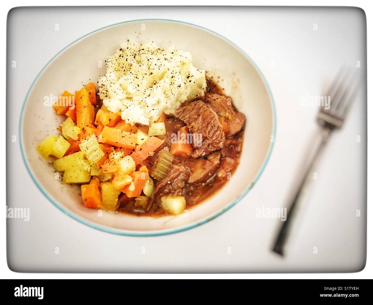 Ragoût de boeuf - Image de stock capturée avec un smartphone
