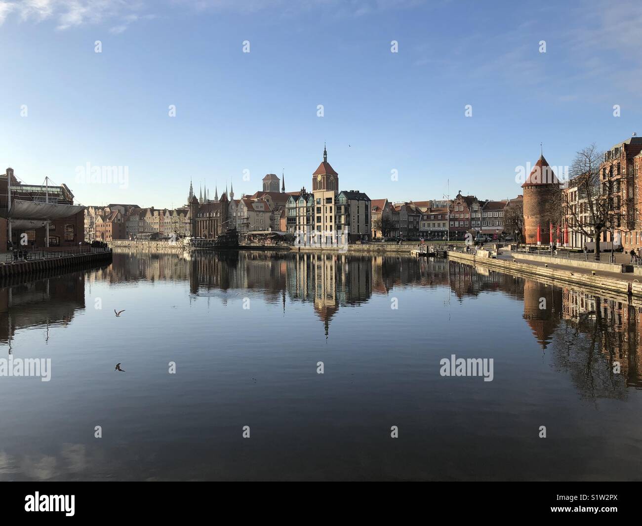 La vieille ville de Gdansk Banque D'Images