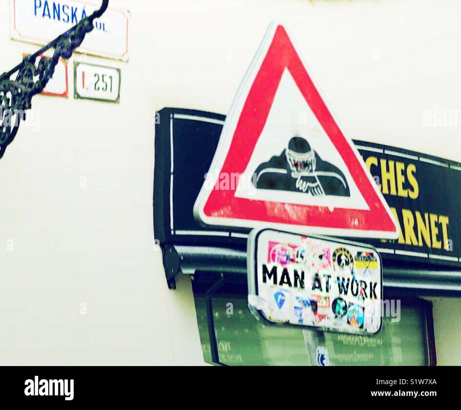 L'homme au travail et tout le reste ! - Image de stock capturée avec un smartphone