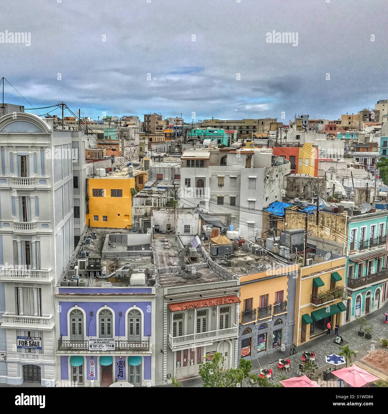 La vieille ville de San Juan. Puerto Rico Banque D'Images