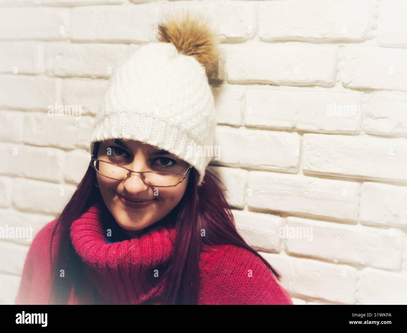 Cheveux roux Banque D'Images