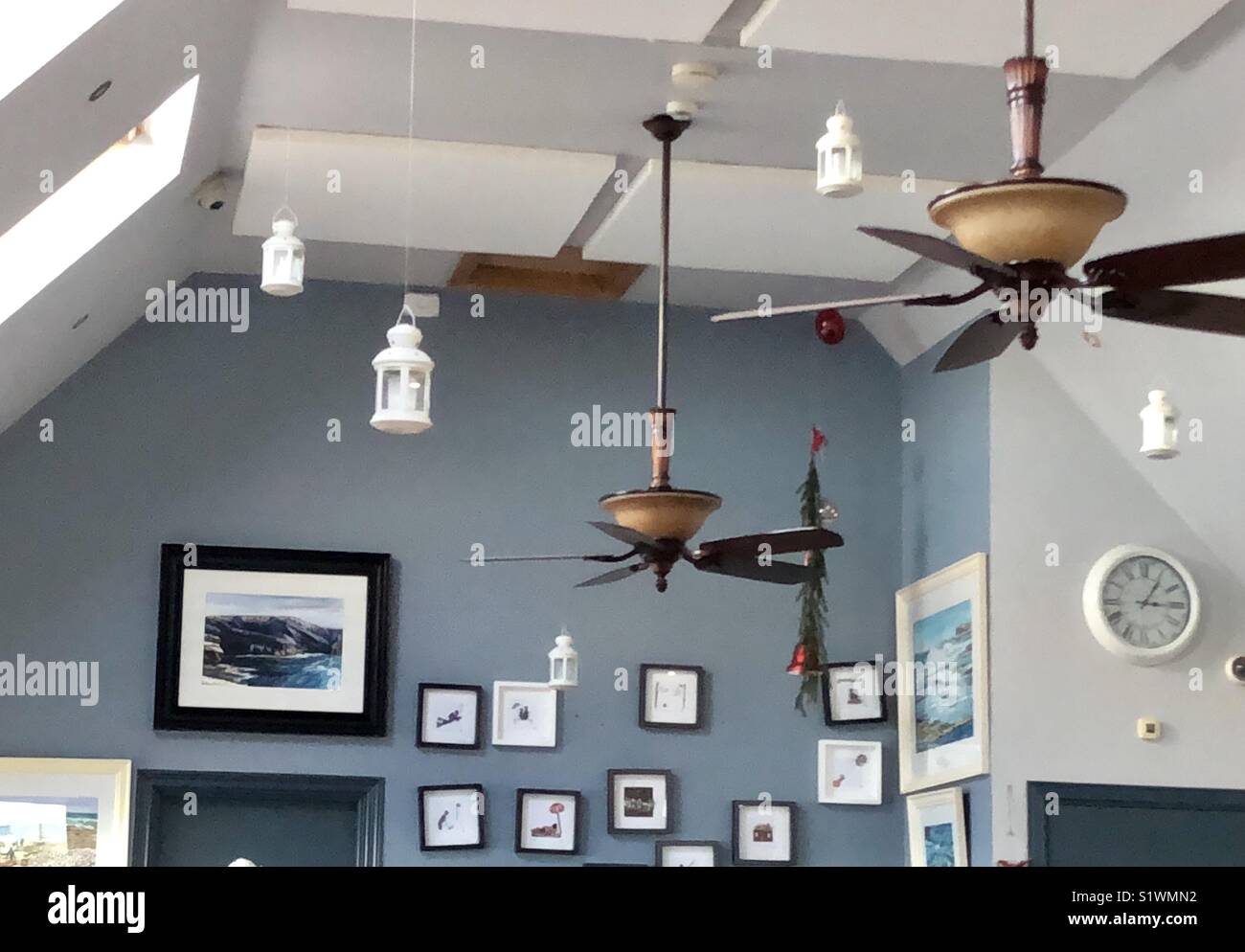 Au-dessus de la salle de thé, Irlande - Image de stock capturée avec un smartphone